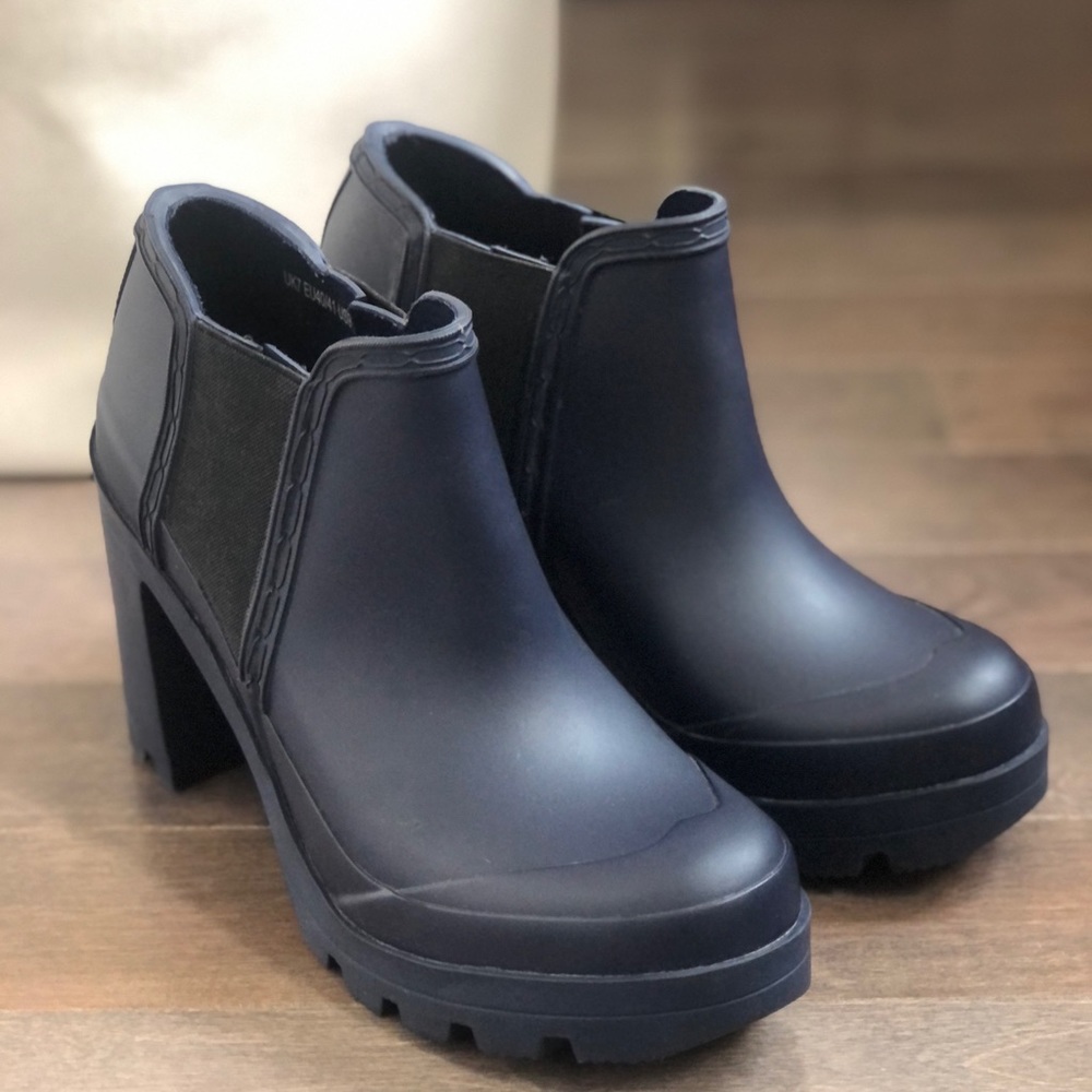 ❗️HUNTER ❗️Block Heeled Chelsea Boot RARE Sz US9/EU40-41